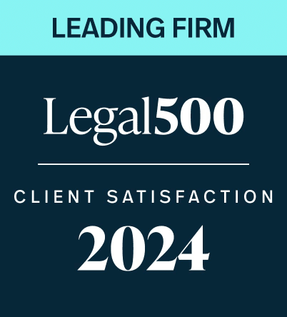 The Legal 500 - Leading Firm - Client Satisfaction - 2024