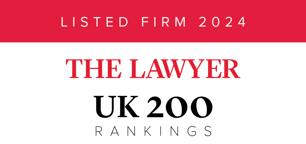 The Lawyer - UK 200 - Listed Firm 2024