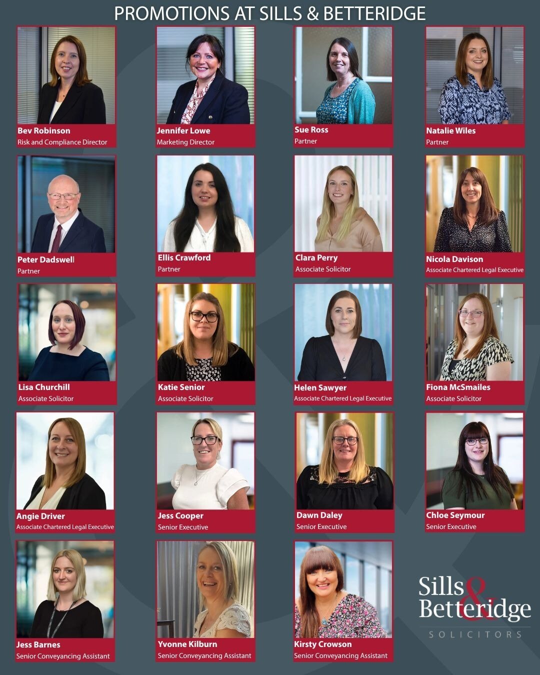 Sills & Betteridge LLP Announces Record Number of Promotions