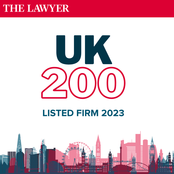 The Lawyer - UK 200 - Listed Firm 2023